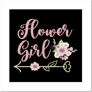 Wedding Flower Girl Posters and Art